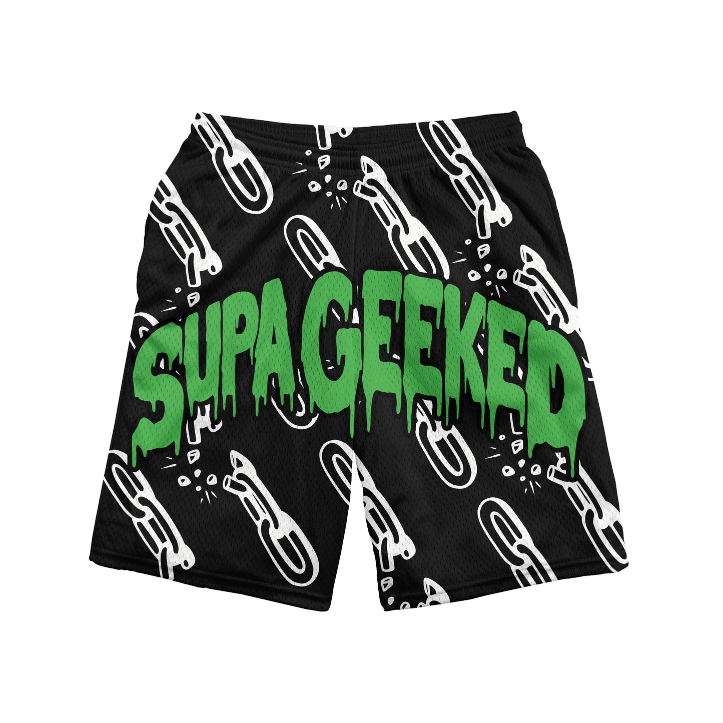 SUPAGEEKED- CHAINLINK MESH SHORTS